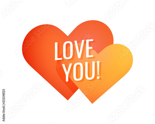 Love You, Simple colorful e...