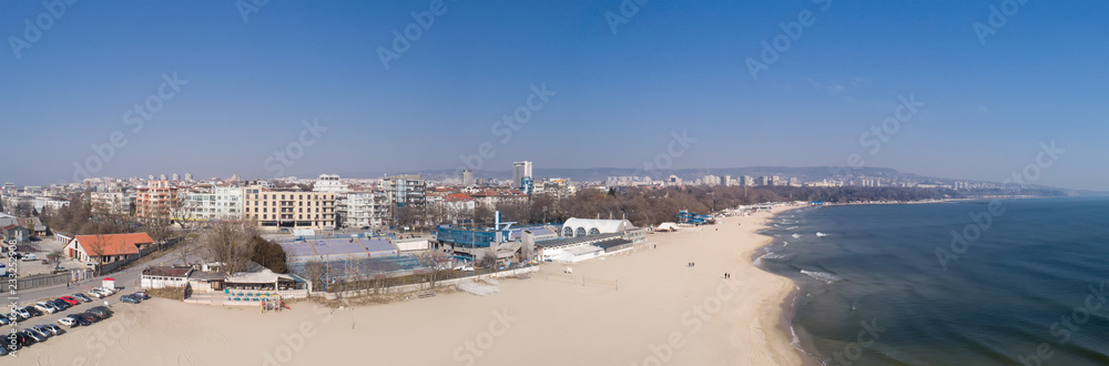  Wide panoramic view of Varna, the sea capital of Bulgaria
