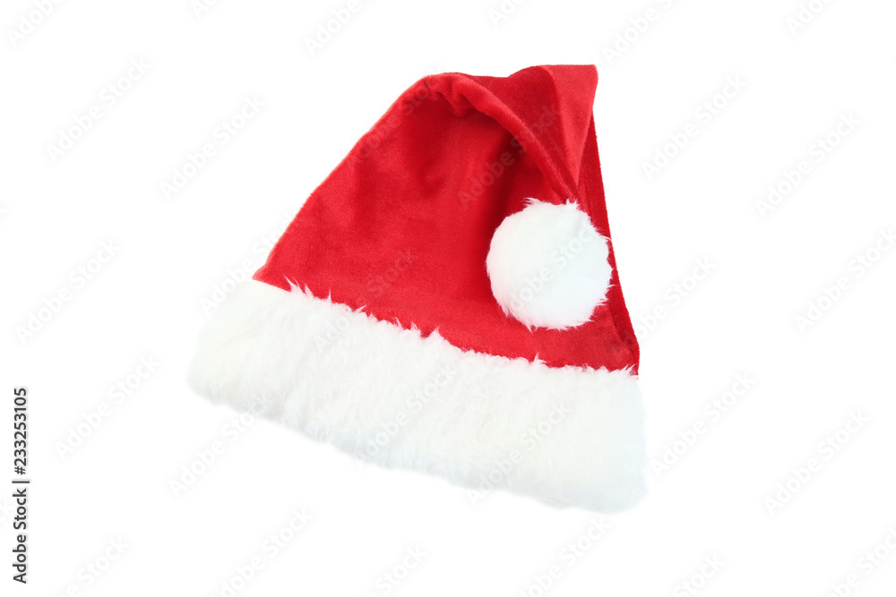 Santa claus hat isolated on white background Santa claus hat isolated on white background
