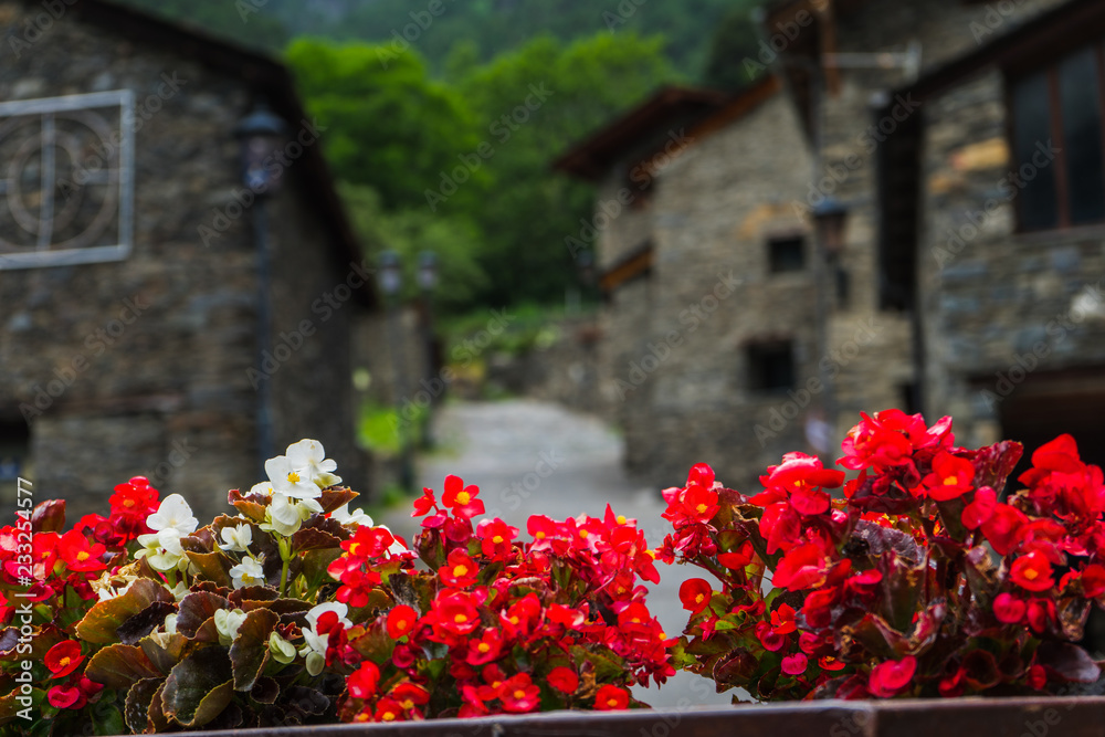 Sant Sernide Llorts, old village in Andorra.