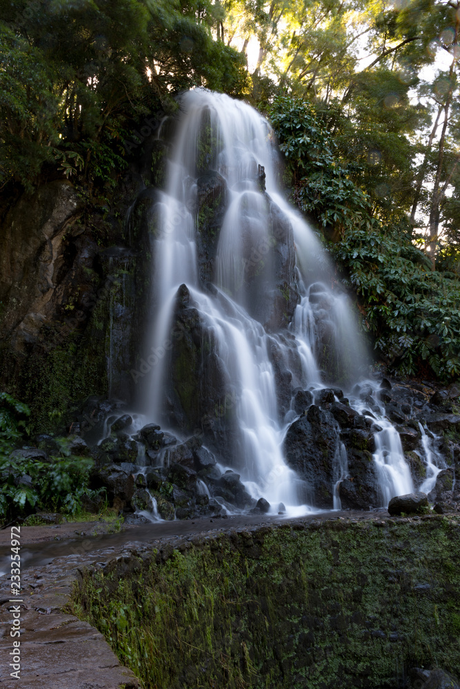 Waterfall - Azores Waterfall - Azores