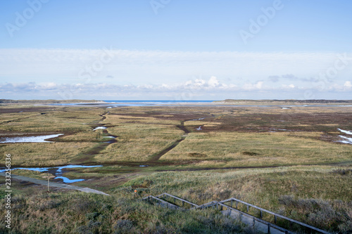 The Slufter in the Dunes of Texel National Park in the Netherlands photo