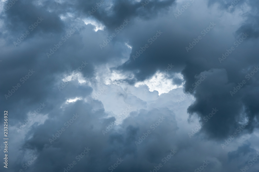 dramatic threatening sky with dark clouds dramatic threatening sky with dark clouds