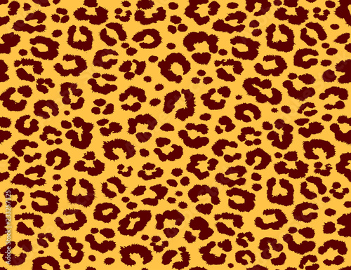 Print leopard pattern texture repeating seamless orange yellow brown