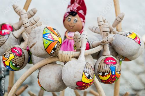 Photography Decorated maracas Souvenirs - Traditional cuban musical instruments