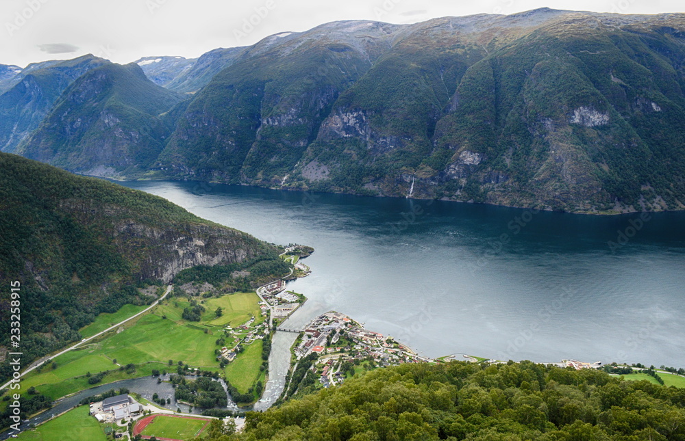 Beautiful landscape.Travel in Norway