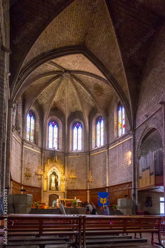Lombard Romanesque church, Cardona in Barcelona, Catalonia.