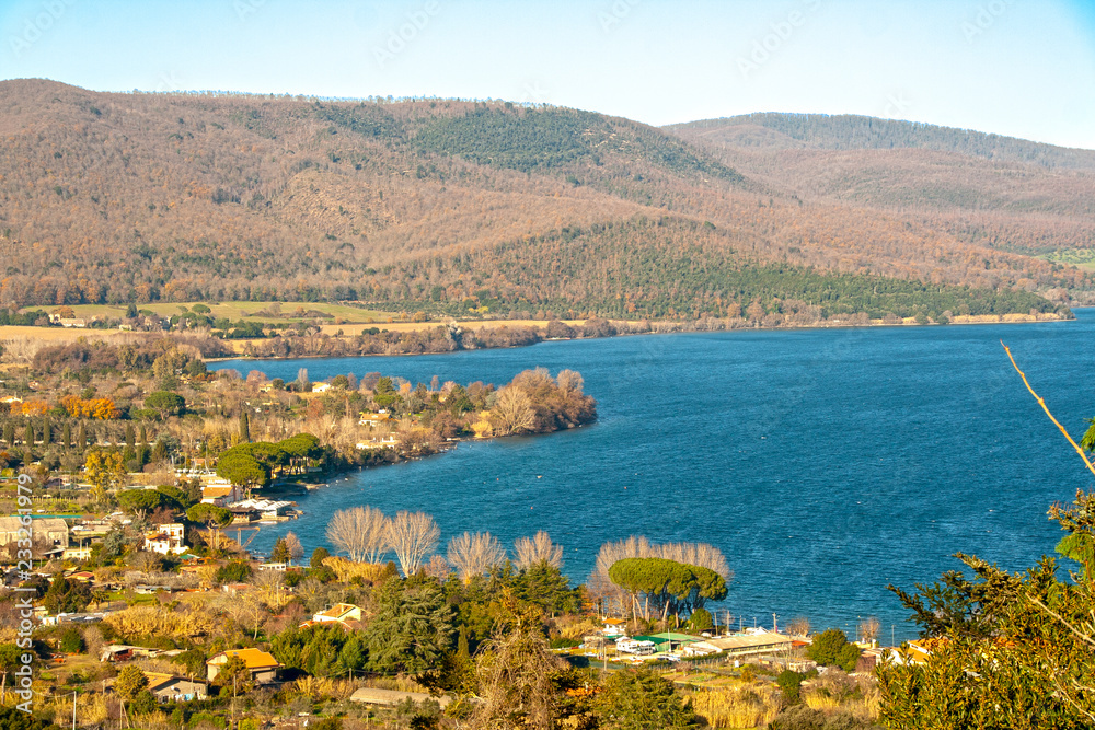 view of Bracciano lake