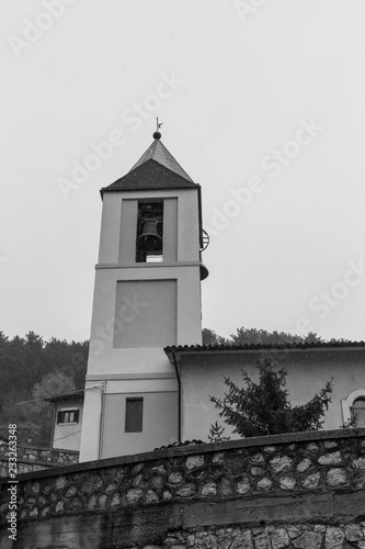 Church S.Maria Assunta, Villetta Barrea, Abruzzo, Italy. October 13, 2017 photo