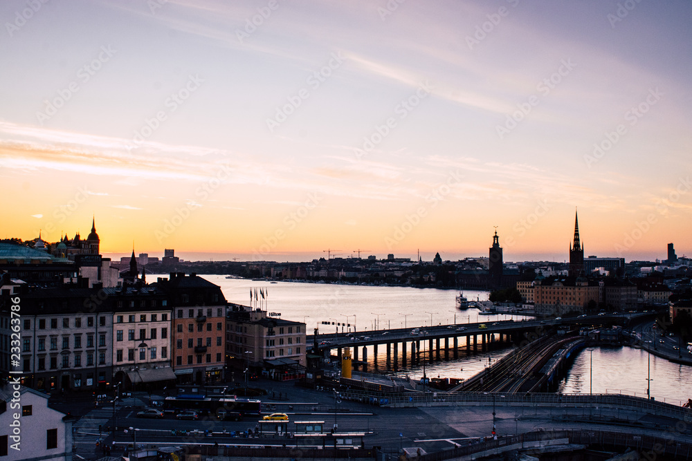Fototapeta premium Over Stockholm