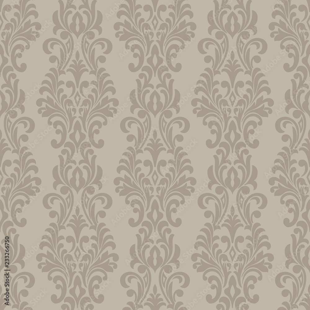 Vector damask seamless pattern background. Classical luxury old fashioned damask ornament, royal victorian seamless texture for wallpapers, textile, wrapping. Exquisite floral baroque template. Vector damask seamless pattern background. Classical luxury old fashioned damask ornament, royal victorian seamless texture for wallpapers, textile, wrapping. Exquisite floral baroque template.