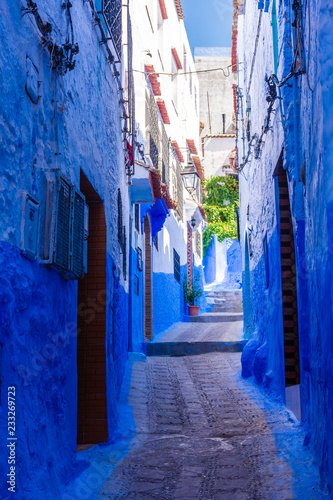 Blue streets of chefchaouen, Morocco