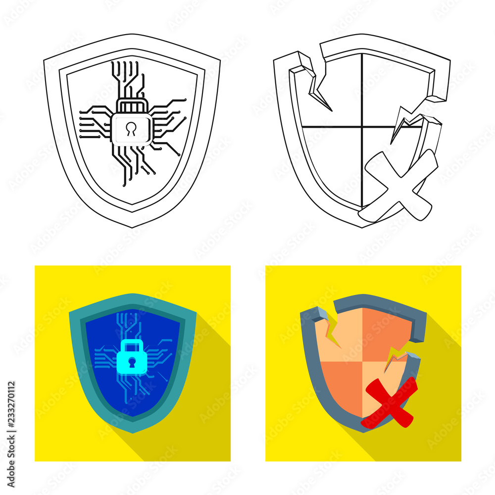 Isolated object of virus and secure symbol. Set of virus and cyber vector icon for stock. Isolated object of virus and secure symbol. Set of virus and cyber vector icon for stock.