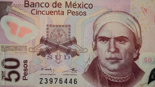 billete de 50 pesos mexicanos