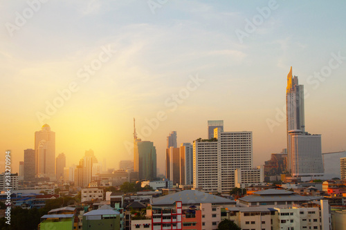 Bangkok City skyline Thailand 