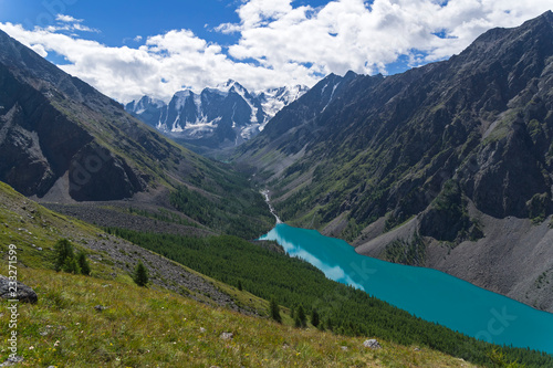 Shavlo Lake. Altai Mountains, Russia. photo