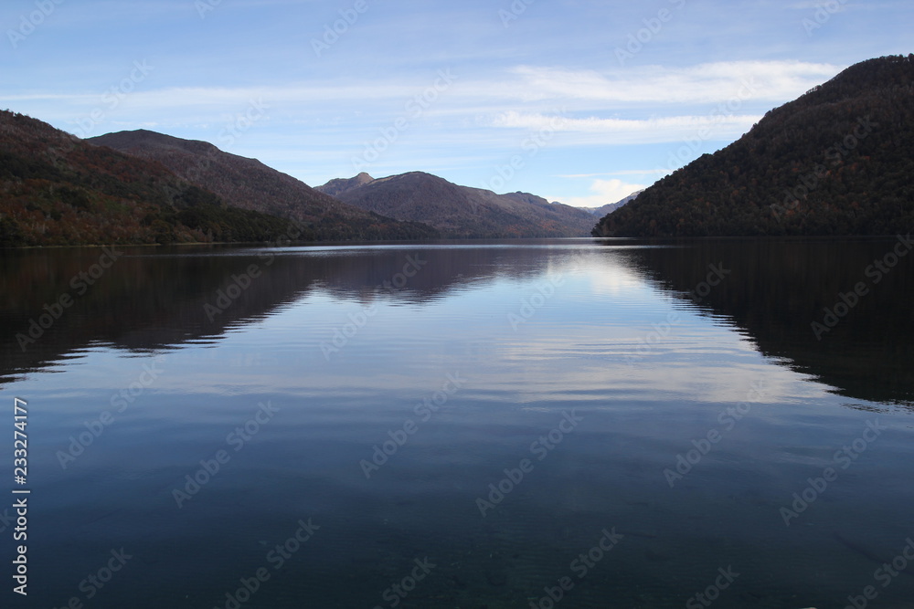 Lago Hermoso, San Martin de los Andes, Parque Nacional Lanin, Siete Lagos, Neuquen, Patagonia Argentina