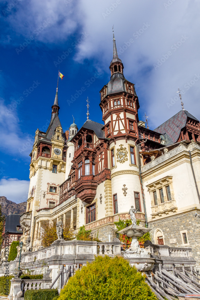Obraz premium Peles Castle, Sinaia, Romania