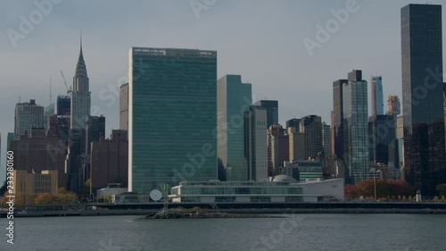 New York, NY / USA - 11/07/2018: Queens, Long Island City. Shot of New York City. Amazon comes to Queens.