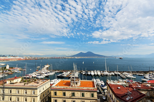Naples and Vesuvius panoramic view, Napoli, Italy