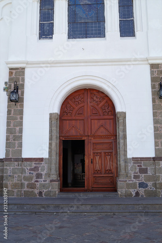 Eingang zur  Iglesia de Nuestra Senora del Socorro  in Tejeda - Gran Canaria
