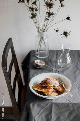 Racuchy - Yeast apple pancakes with cinnamon (Poland) photo
