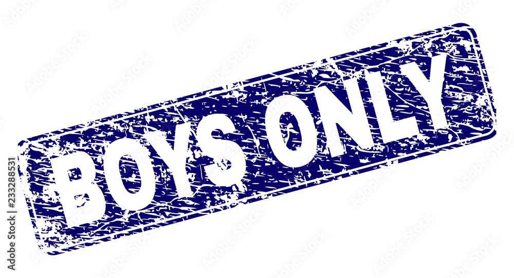 Vecteur Stock BOYS ONLY stamp seal print with grunge texture. Seal ...