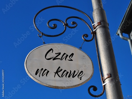 Obraz na płótnie Czas na kawę w salonie