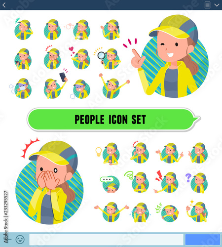 flat type Behind knot hair women Sportswear_icon