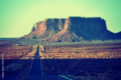 The road to the park