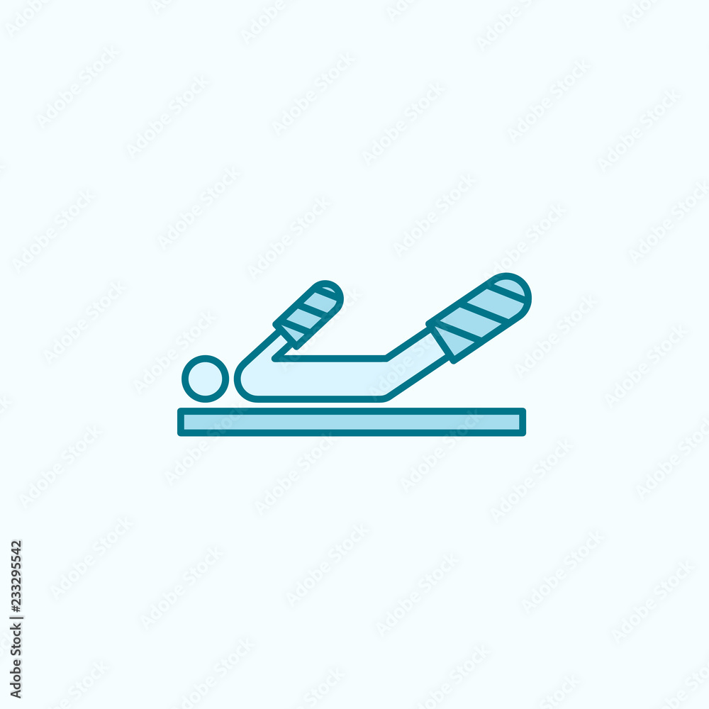 a man with broken bones 2 colored line icon. Simple colored element illustration. a man with broken bones outline symbol design from disabled set a man with broken bones 2 colored line icon. Simple colored element illustration. a man with broken bones outline symbol design from disabled set