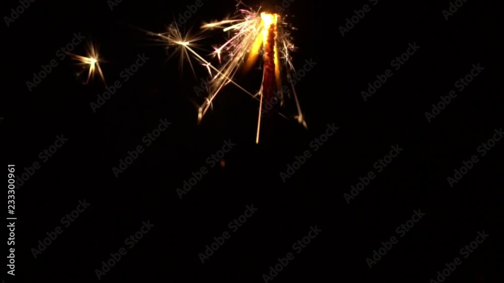 Sparks and festive fires on a black background. Fireworks Christmas. Sparks and festive fires on a black background. Fireworks Christmas.