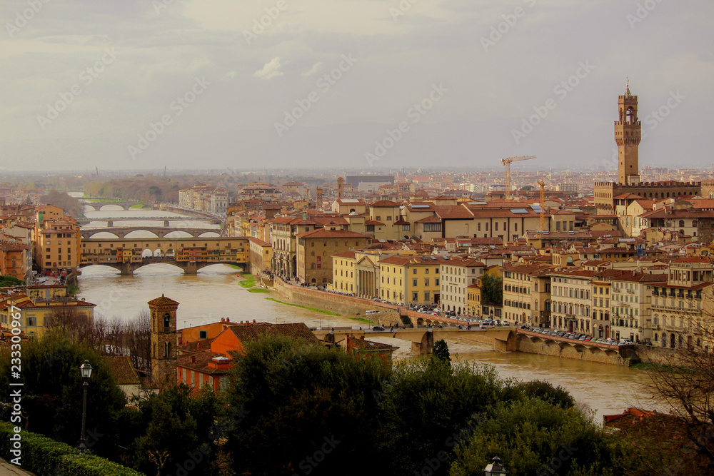 inspiring view from firenze, italy