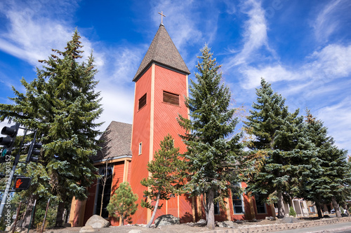 Mammoth Lakes Lutheran Church, Eastern Sierra mountains, Mammoth Lakes, California