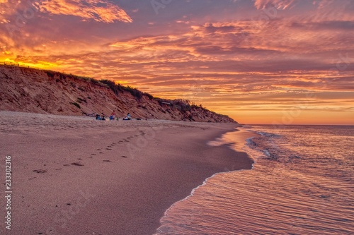Beautiful Sunset in Cape Cod National Seashore, Massachusetts