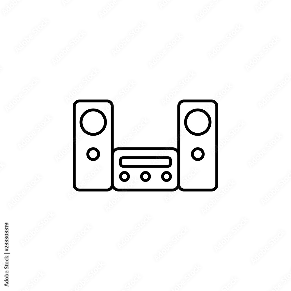 home cinema icon. Element of outline furniture icon. Thin line icon for website design and development, app development. Premium icon home cinema icon. Element of outline furniture icon. Thin line icon for website design and development, app development. Premium icon
