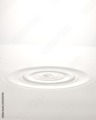 a wave after the drop of milk