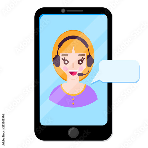 online operator chart with client.