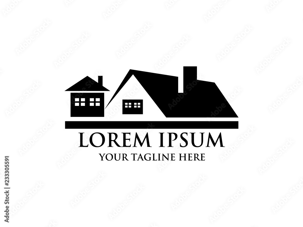 Fototapeta premium Real estate logo,home logo,house logo, property logo,building logo,vector logo template.