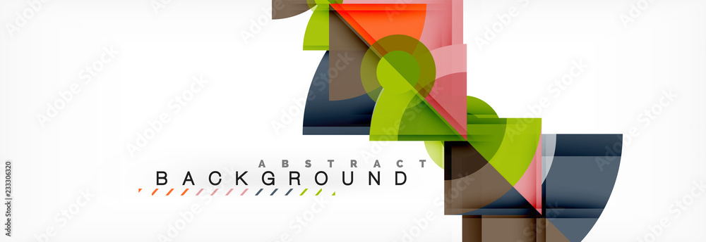 Modern geometric abstract background Modern geometric abstract background
