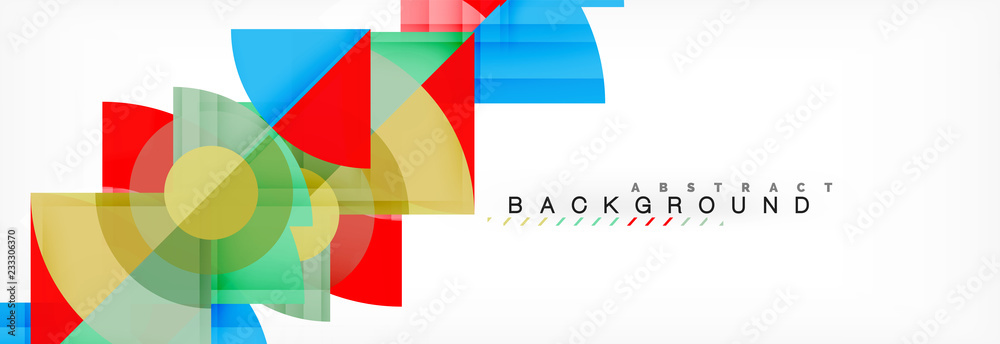 Modern geometric abstract background