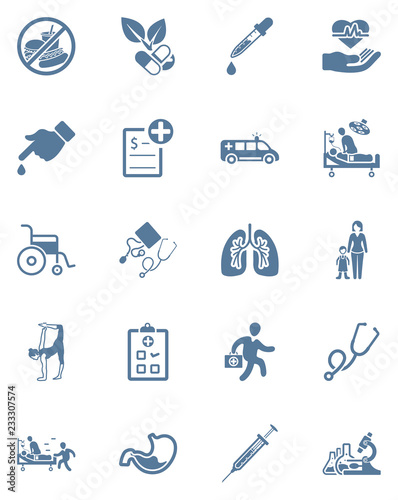 Medical and Health Care Icons 2