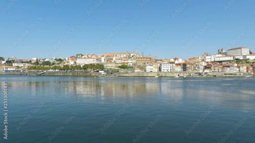 douro river in porto on a sunny day douro river in porto on a sunny day