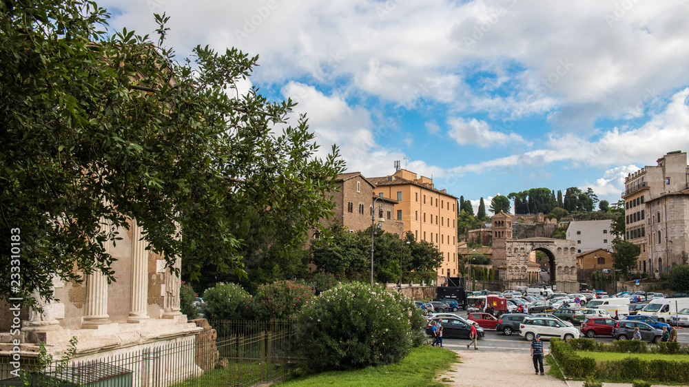 Cityscape of Rome in october - Travel Europe