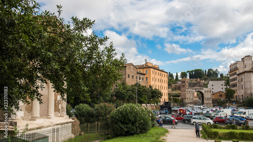 Cityscape of Rome in october - Travel Europe © belyay