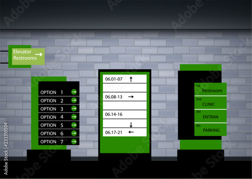 Set signage design