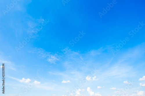 blue sky background texture with white clouds.