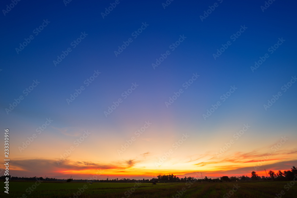 blue dramatic sunset sky texture background. blue dramatic sunset sky texture background.
