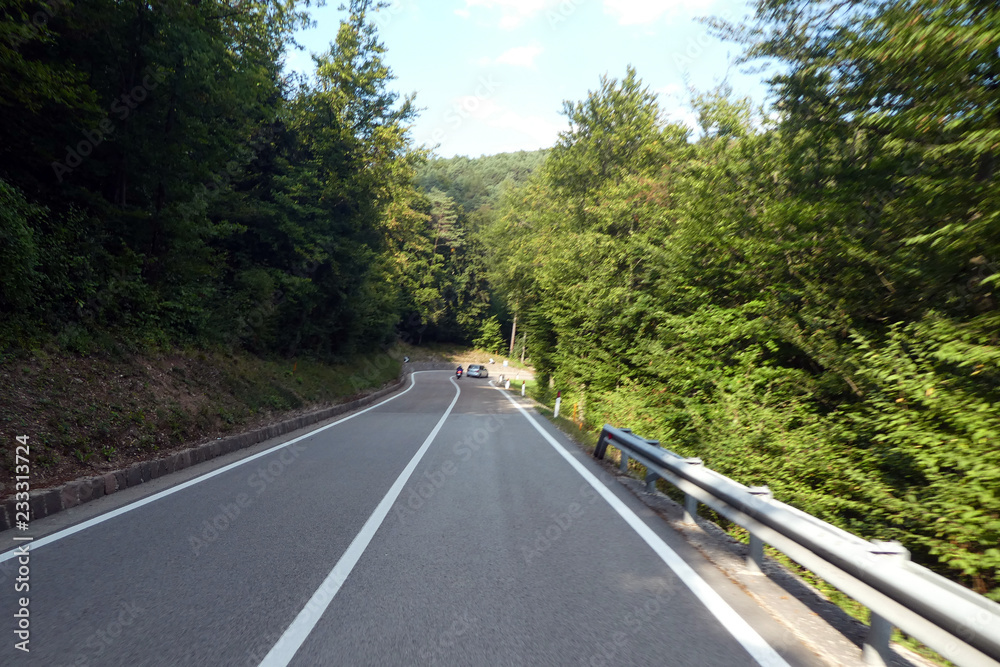 Motorradstecke am Mendelpass Motorradstecke am Mendelpass