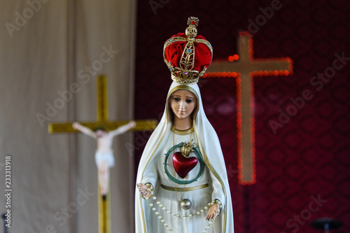 image of the virgin mary - immaculate heart photo